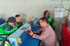 Ditbinmas Polda Kaltim Gelar Binluh “Warung Ojol Kamtibmas”, Serap Aspirasi Driver Ojek Online di Balikpapan