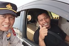 Pantau Arus Mudik, Polisi Pastikan Lalu Lintas ke IKN Tetap Lancar