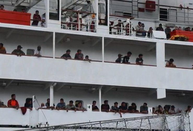 Ribuan Pemudik Kembali, Arus Balik di Pelabuhan Semayang Mulai Memuncak