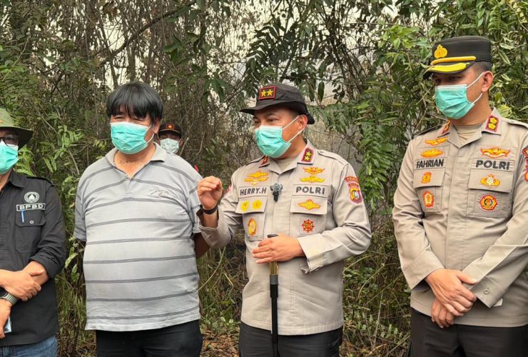 Hadapi Ancaman Super El Nino, Kapolda Riau Turun Langsung ke Bengkalis Pastikan Pemadaman Karhutla Berjalan Maksimal