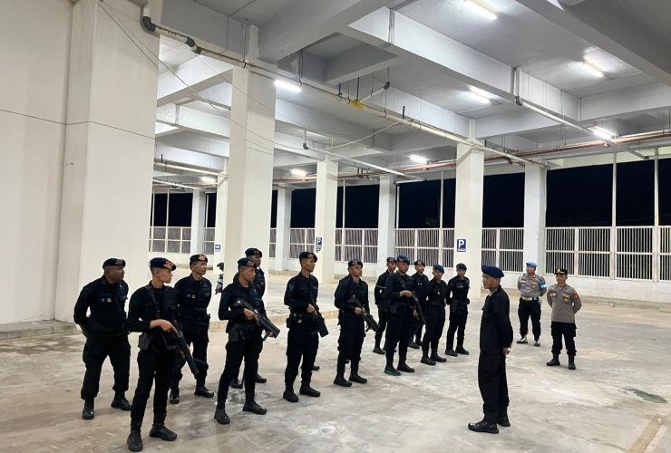 Laga Persiba vs Persipura Dijaga Ketat, Brimob Siagakan Pasukan Anti-Anarkis di Stadion Batakan