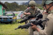 Pengamanan Satgas Damai Cartenz Hadirkan Rasa Aman Saat Ibadah Prapaskah di Sinak