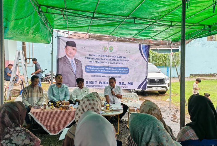 Sosialisasi Perda Pajak, DPRD Kaltim Ajak Warga Balikpapan Timur Tingkatkan Kesadaran Pajak