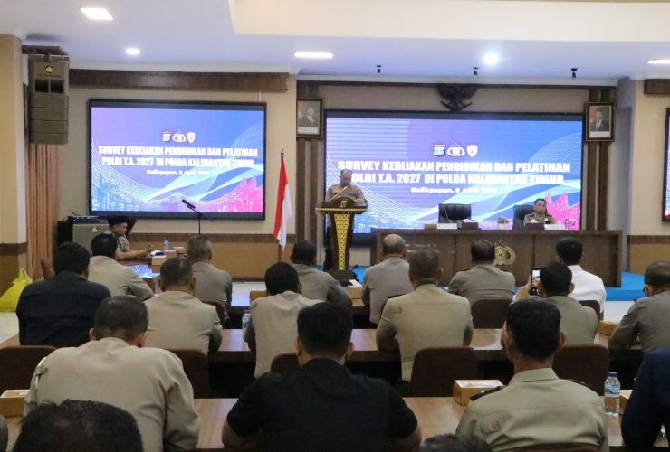 Polda Kaltim Dukung Perumusan Kebijakan Diklat Polri 2027 Melalui Kegiatan Survey SSDM Polri