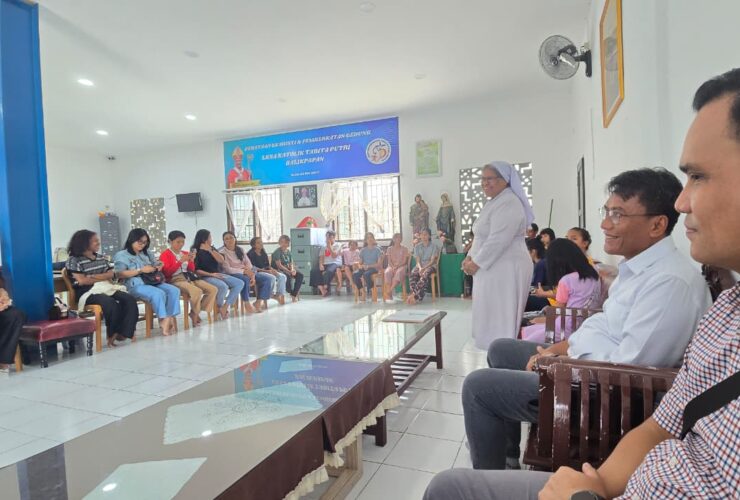 Perokris PLN Kaltimra Salurkan Bantuan Diakonia Paskah ke Panti Asuhan di Balikpapan
