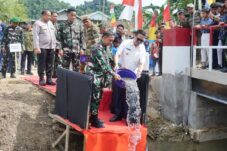 Jembatan Beton Garuda TNI AD Diresmikan Pangdam VI/Mulawarman, Wujud Nyata Kemanunggalan TNI-Rakyat