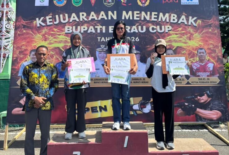 Dominasi Prestasi, Tim Menembak Satbrimob Polda Kaltim Boyong 15 Medali di Kejuaraan Bupati Berau Cup 2026
