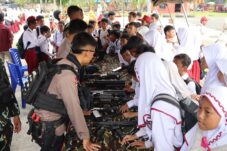 Pupuk Jiwa Nasionalisme, Siswa SD N 005 Samarinda Sambangi Mako Brimob Batalyon B Pelopor