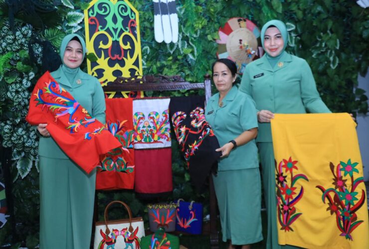 Persit KCK PD VI/Mulawarman Siap Tampil di Ajang Persit Bisa 2, Angkat Sulam Tumpar ke Panggung Nasional