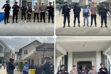 Pastikan Paskah Berjalan Khidmat, Brimob Berau Perketat Pengamanan Gereja di Tanjung Redeb