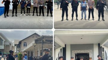 Pastikan Paskah Berjalan Khidmat, Brimob Berau Perketat Pengamanan Gereja di Tanjung Redeb