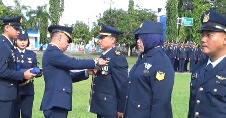 HUT ke-80 TNI AU di Lanud Dhomber Berlangsung Khidmat, Tegaskan Komitmen Jaga Kedaulatan Udara