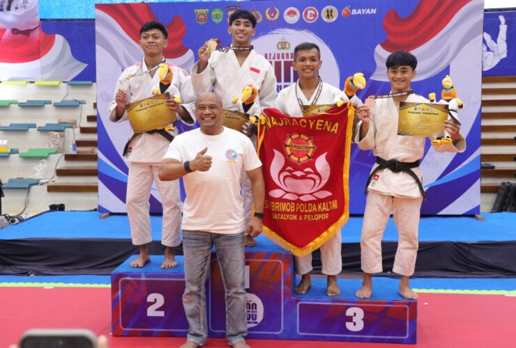Sejumlah Atlet Pengprov PJSI Berbagai Daerah Sabet Gelar Juara, Warnai Kemeriahan Judo Kapolri Cup 2026 di Kaltim