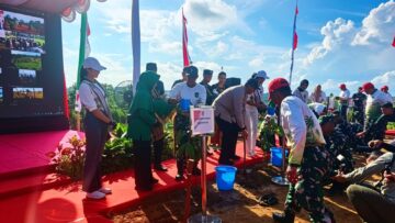 Kodam VI/Mulawarman Tanam Sejuta Pohon, Pecahkan Rekor MURI dan Perkuat Komitmen Lingkungan