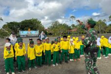 Yonif 614/Raja Pandhita Tanamkan Karakter Anak Lewat Outbound Edukatif di Malinau
