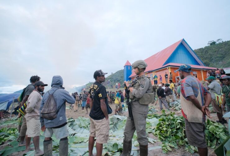 Satgas Ops Damai Cartenz 2026 Amankan Peresmian Gereja di Kiwirok, Wujudkan Ibadah Aman dan Penuh Kedamaian