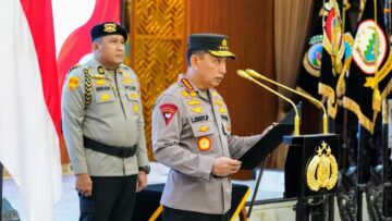 Kapolri Pimpin Pelantikan dan Sertijab Sejumlah PJU Mabes Polri dan Kapolda