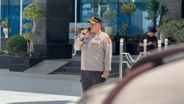 Brimob Polda Kaltim Gelar TFG dan Apel Gabungan Jelang Aksi Unras di Samarinda