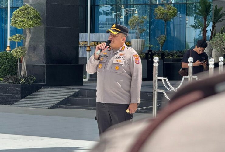 Brimob Polda Kaltim Gelar TFG dan Apel Gabungan Jelang Aksi Unras di Samarinda