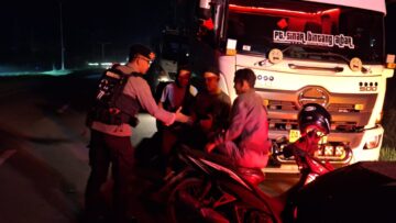 Brimob Polda Kaltim Intensifkan Patroli Antibegal di Balikpapan Utara