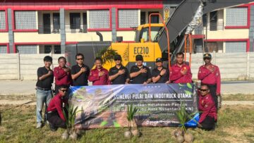 Dukung Program Nasional, Polda Kaltim bersama PT.Indotruck Utama Bangun Sinergi Ketahanan Pangan di Gerbang IKN