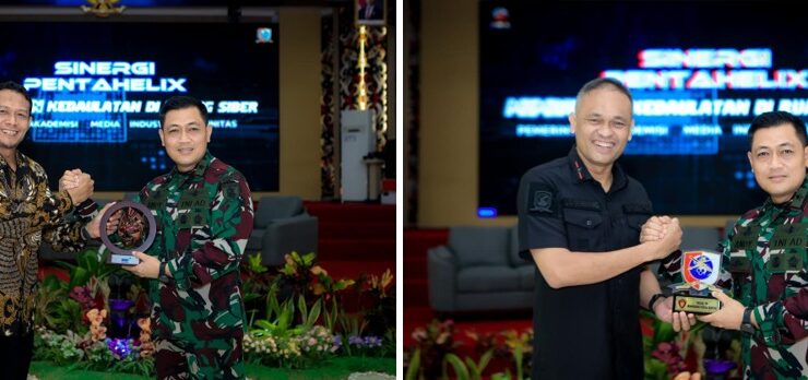 Perkuat Kedaulatan Digital, Kodam VI/Mlw dan Satsiber TNI Gelar Forum Augmentasi Siber Pentahelix