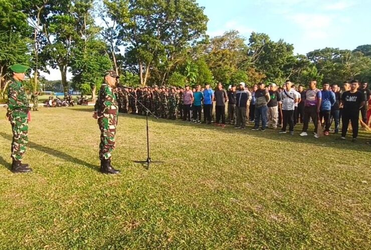 Karya Bakti TNI Bersama Masyarakat Warnai Peringatan HUT ke-68 Kodam VI/Mulawarman