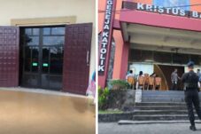 Patroli Brimob Kawal Ibadah Minggu di Balikpapan Utara, Situasi Gereja Aman dan Kondusif