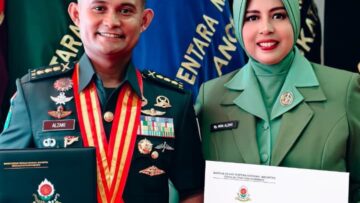 Danbrigif TP 85/BTC Kolonel Inf Alzaki Lulus Sesko TNI 2026, Borong Dua Penghargaan Bergengsi