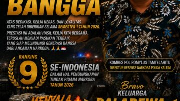 Polda Kaltim Ungkap Narkoba Masuk 9 Besar Nasional, Romylus: Penindakan Harus Diiringi Pencegahan dan Rehabilitasi