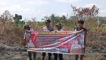 Cegah Karhutla, Sat Binmas Polresta Samarinda Intensifkan Beri Edukasi kepada Masyarakat