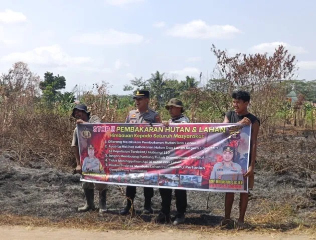 Cegah Karhutla, Sat Binmas Polresta Samarinda Intensifkan Beri Edukasi kepada Masyarakat