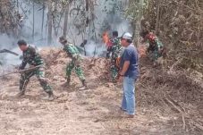 Karhutla Muara Muntai Membara, Tim Gabungan Bergerak Padamkan Api di Lahan Sawit dan Gambut