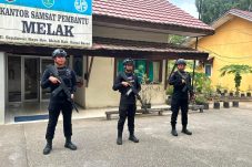 Brimob Polda Kaltim Tingkatkan Patroli Malam, Samsat dan SPPG di Kutai Barat Dipantau