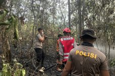 Satgas Gabungan Padamkan Karhutla di Muara Eheng Kutai Barat