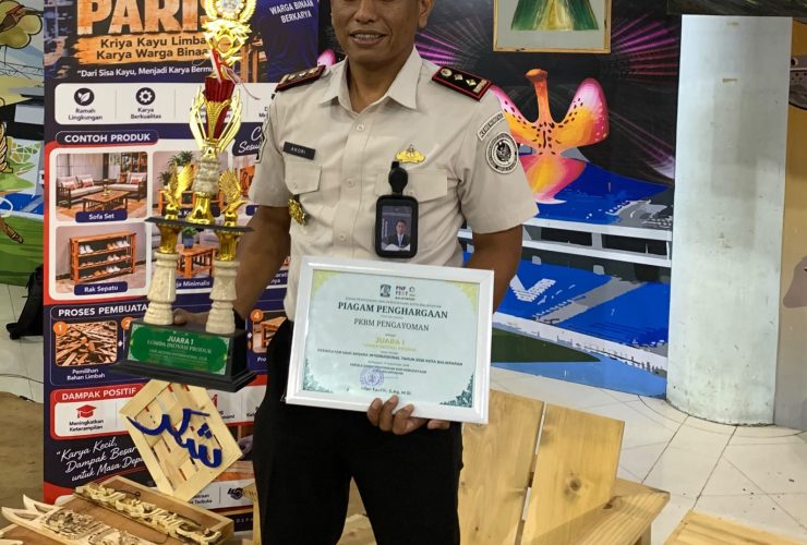 PKBM Pengayoman Lapas Balikpapan Raih Juara 1 Lomba Inovasi Produk