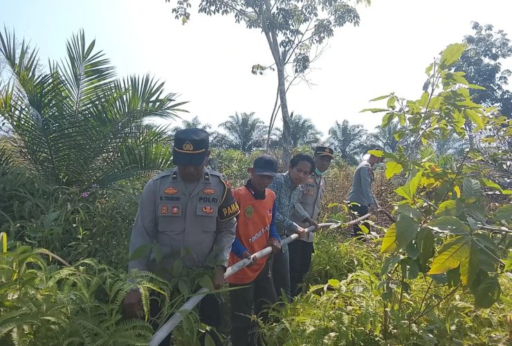 Dua Karhutla Terjadi di Penajam, Polres PPU Bersama Tim Gabungan Bergerak Cepat