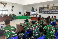 Pussimpur Kodiklatad Bekali Pelaku Latancab Yonif 614/RJP Aplikasi Simpur Jelang Latposko-I