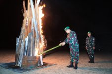LDKS SMP, SMA dan SMK Kartika V-1 Resmi Ditutup, Kasdam Mulawarman Tekankan Disiplin dan Kepemimpinan