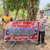 Polsek Waru Perkuat Cegah Karhutla, Warga Diedukasi dan Maklumat Kapolda Kaltim Dipasang
