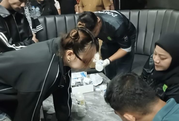 Razia Tiga THM di Balikpapan, Dua Orang Positif Tes Urine Awal