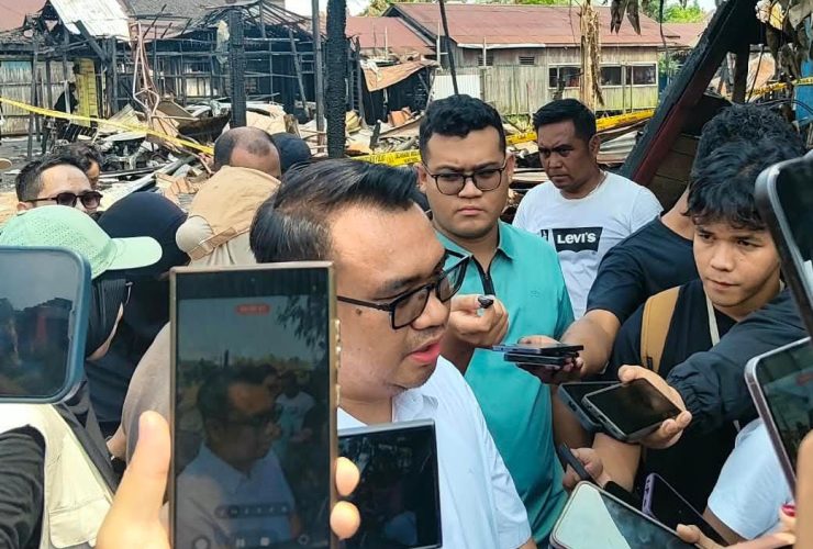 Bupati Tinjau Kebakaran Loa Ipuh, Pemkab Kukar Siapkan Penanganan Bertahap
